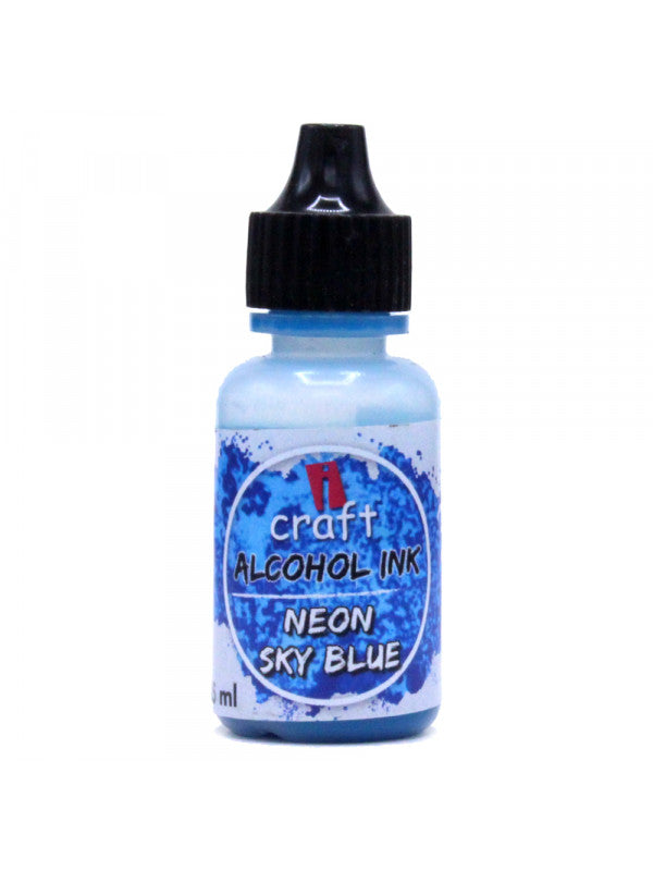 Icraft Neon Alcohol Ink-Neon Sky Blue
