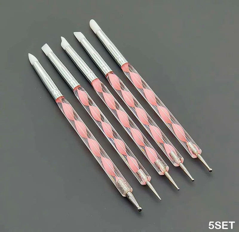 5Pc Silicon And Embossing Tool