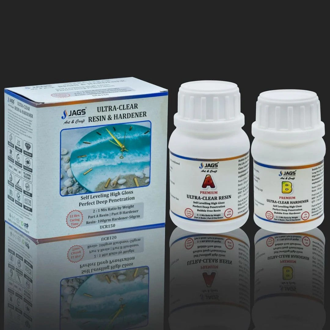 Ultra Clear Resin 100Gms Hardener 50Gms Ucr150
