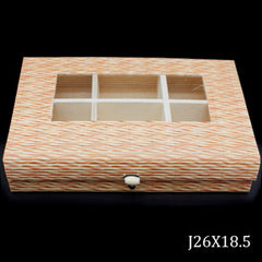 Bamboo Jewellery Box 10.5X7 (1Pcs) J26X18.5