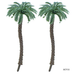 Artificial Miniature Coconut Tree Dark Green 7Cm 2Pcs Act-51