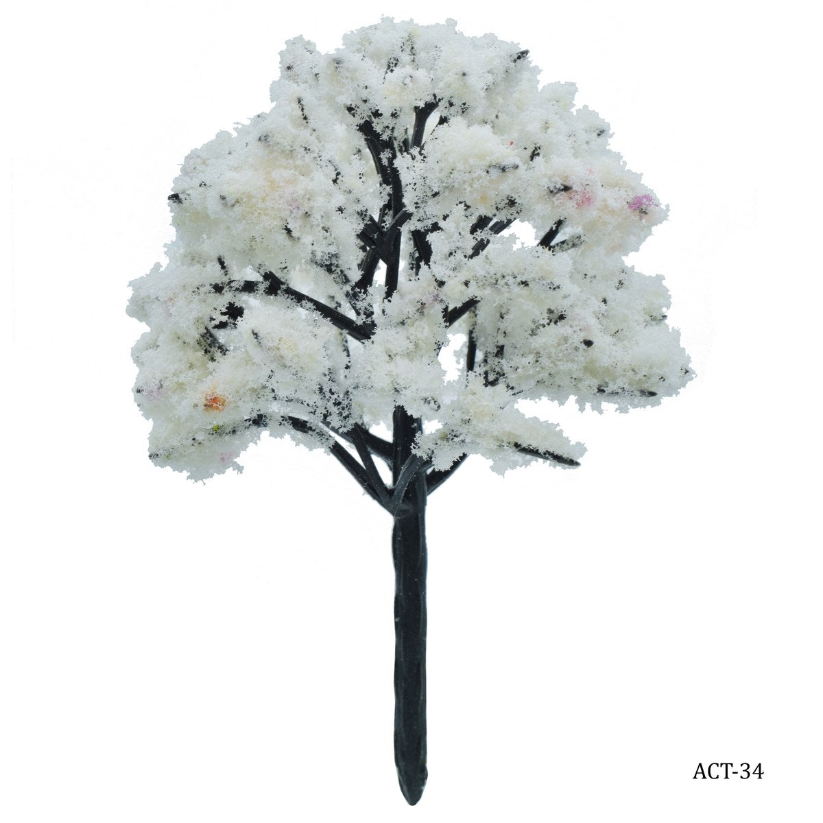 Artificial Miniature Tree White 10Cm 1 Pcs Act-34