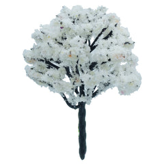 Artificial Miniature Tree White 10Cm 1 Pcs Act-34