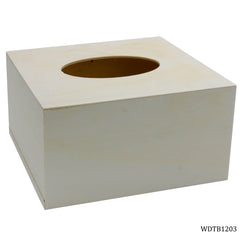 Wooden Decoupage Tissue Box Small Wdtb1203