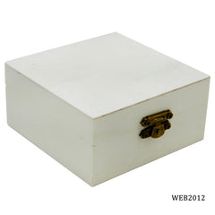 Wooden Empty Box 1Pcs 4X4X2Inch Web2012