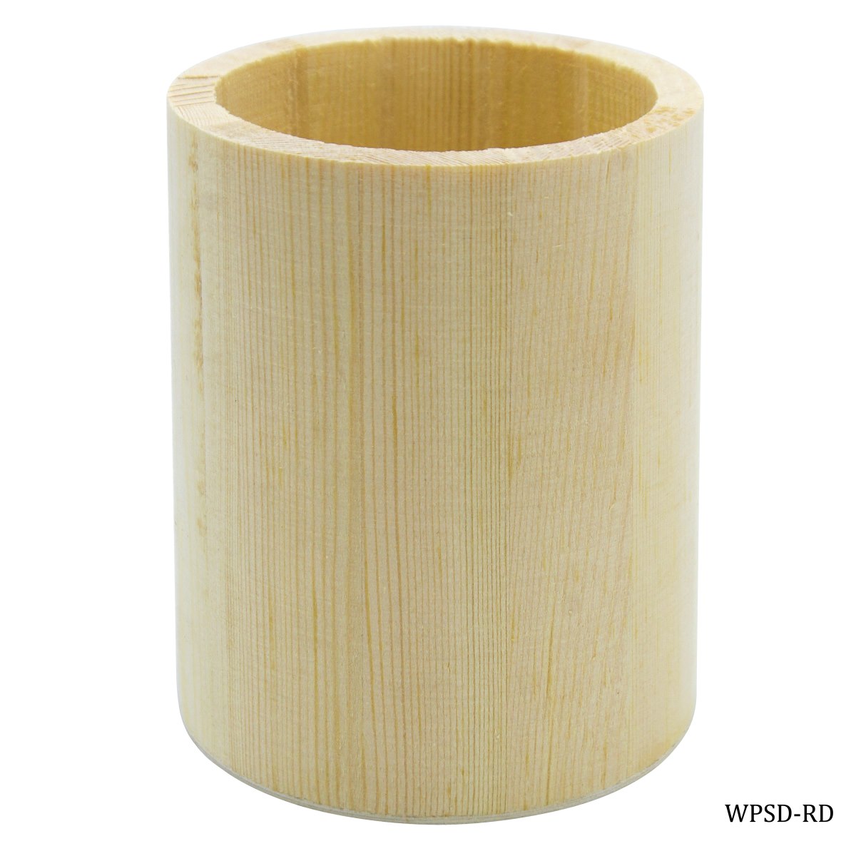 Wooden Pen Stand Decoupage Round Wpsd-Rd