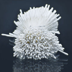 Artificial Flower Polons Pack Of 5 Rice White Afp3-We