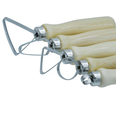 Wooden Craft Clay Tool Set Of 5Pics T-1026