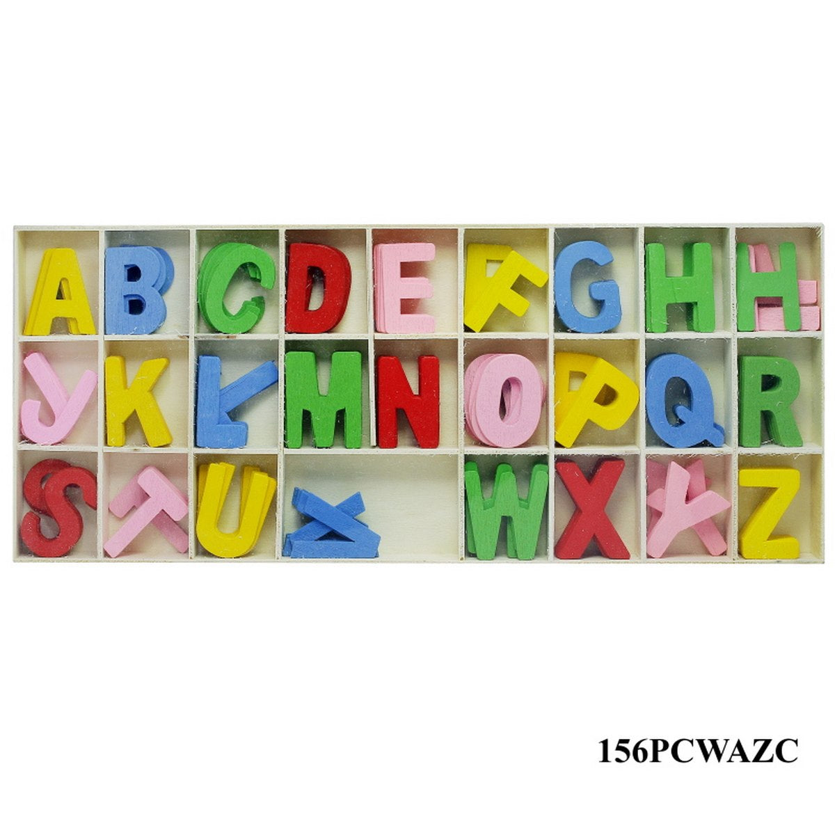 Wooden Letter Box Colour 156Pcwazc