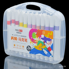Acrylic Marker Macks On Angthing Water Bas 24 Colour 1050-24