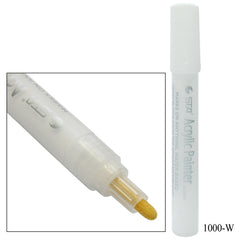 Acrylic Painter Water Based Marker White 1000-W