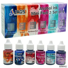 Alcohol Ink Mini Pack 2 - Set Of 6 Aimp02