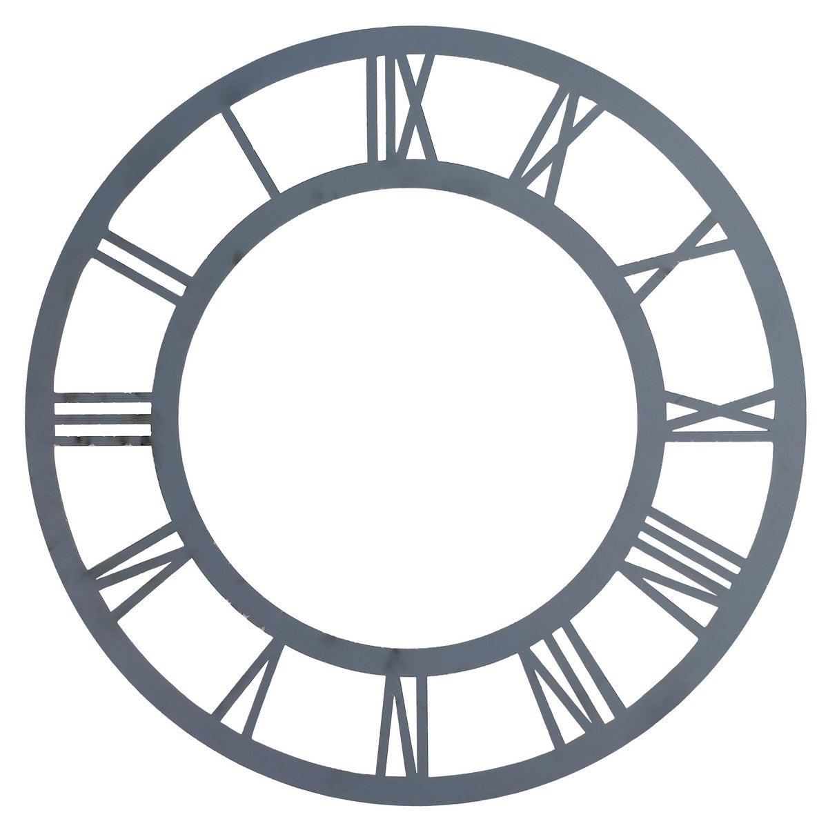 Acrylic Clock Frame Roman Nos Gold 10Inch Acfr100