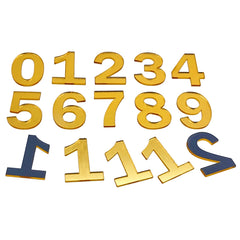 Acrylic Numberical For Clock Gold 12 Pc Set An1T00