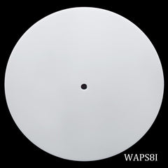 Acrylic Sheet White Round 3Mm 8 Inch Waps8I