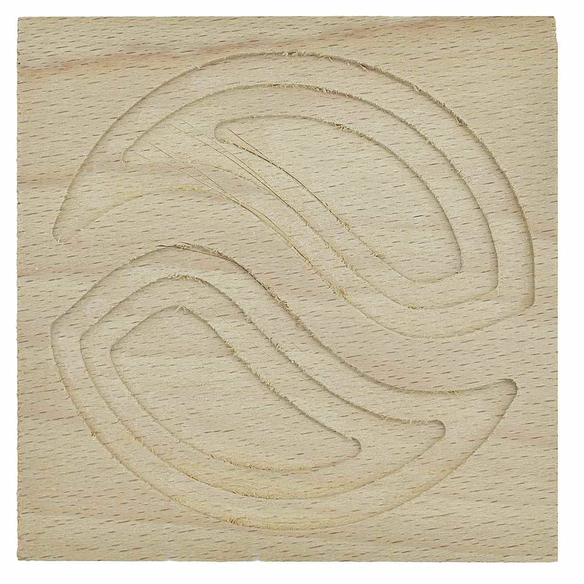 3D Wooden Tea Coaster Square 3Wtc13