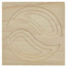 3D Wooden Tea Coaster Square 3Wtc13