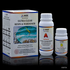 Ultra Clear Resin 500Gms Hardener 250Gms Ucr750