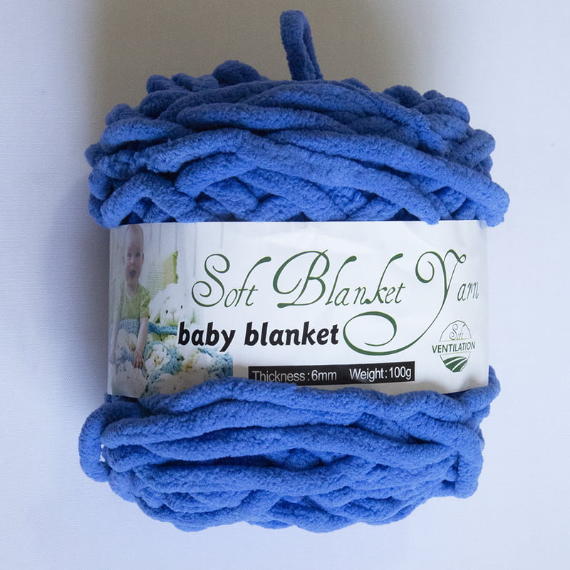 Baby Blanket Yarn Blue