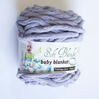 Baby Blanket Yarn Grey