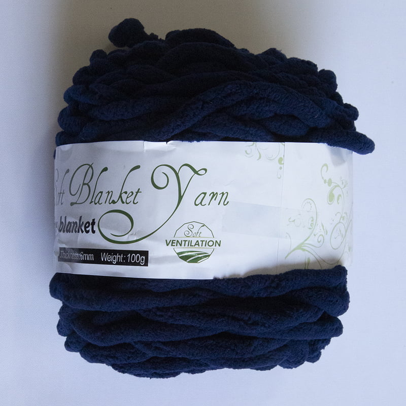 Baby Blanket Yarn Nevy Blue