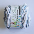 Baby Blanket Yarn Multy White