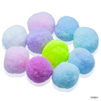 Poam Poam Ball Pastel Colors 4CM 10Pics PPB03