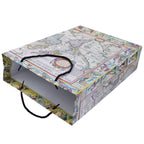 Jags Paper Bag Big Antique World Old Map B4 Jpbb01
