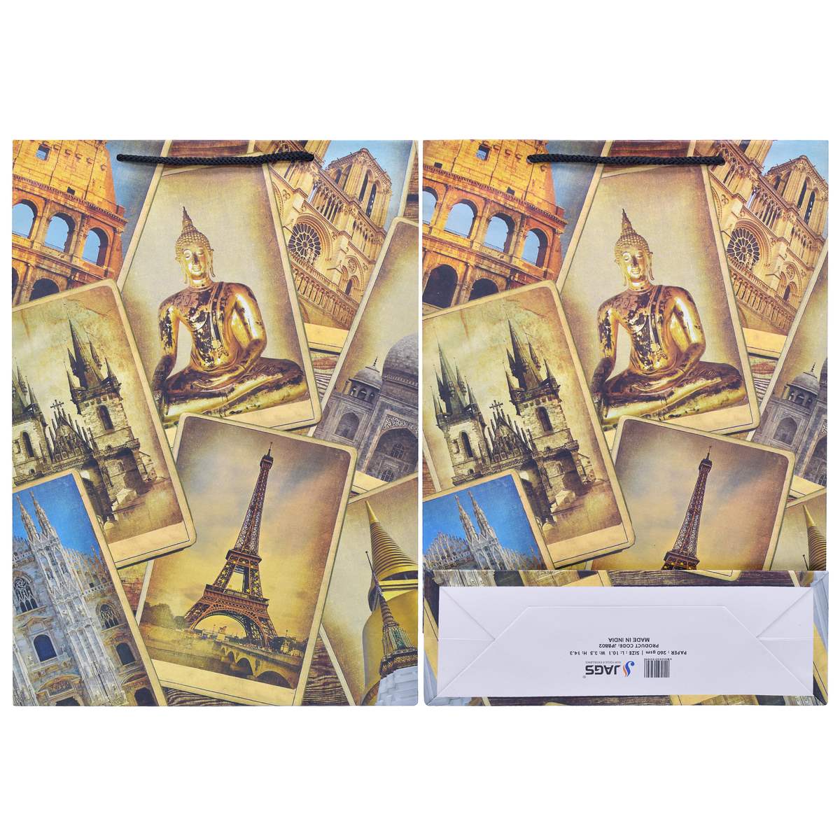 Jags Paper Bag Big Vintage Collage Cards B4 Jpbb02