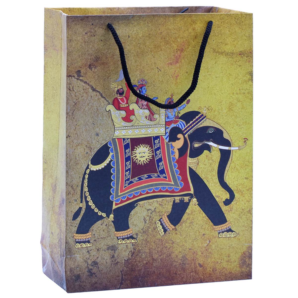 Jags Paper Bag Medium Decorated Elephant A4 Jpbm00