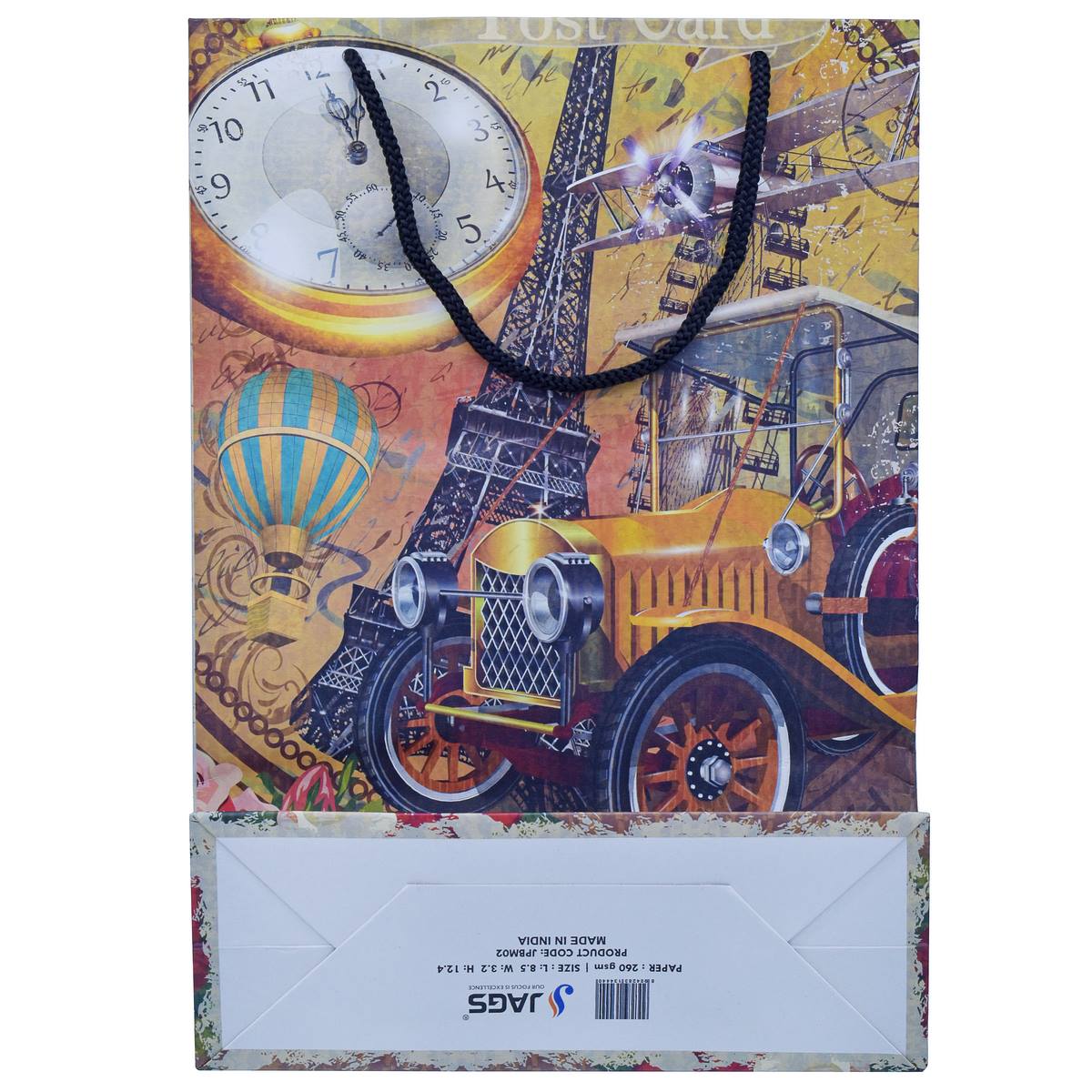 Jags Paper Bag Medium Paris Vintage Poster A4 Jpbm02