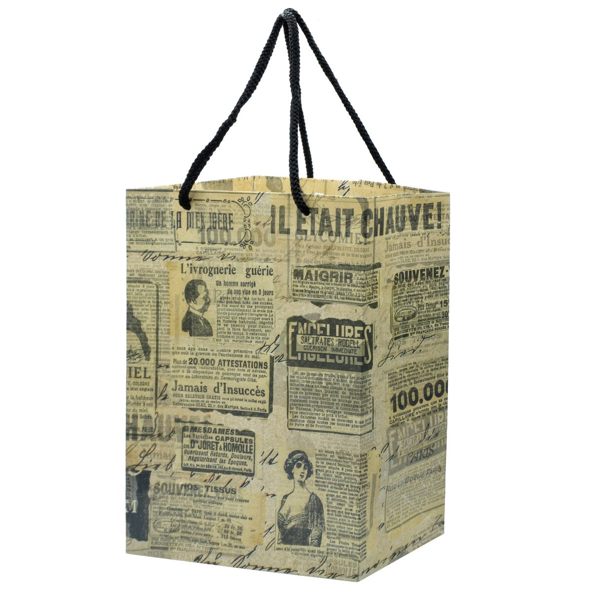 Jags Paper Bag Small Vintage Newspaper A5 Jpbs04