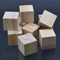 Wooden Block Square 2Cm 9Pcs Wb2Cm