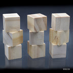 Wooden Block Square 2Cm 9Pcs Wb2Cm
