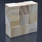 Wooden Block Square 2Cm 9Pcs Wb2Cm