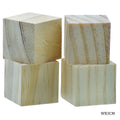 Wooden Block Square 3Cm 4Pcs Wb3Cm