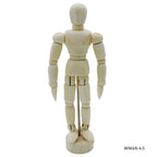 Wooden Manikin Male 11.4Cm Mini Small Wman-4.5