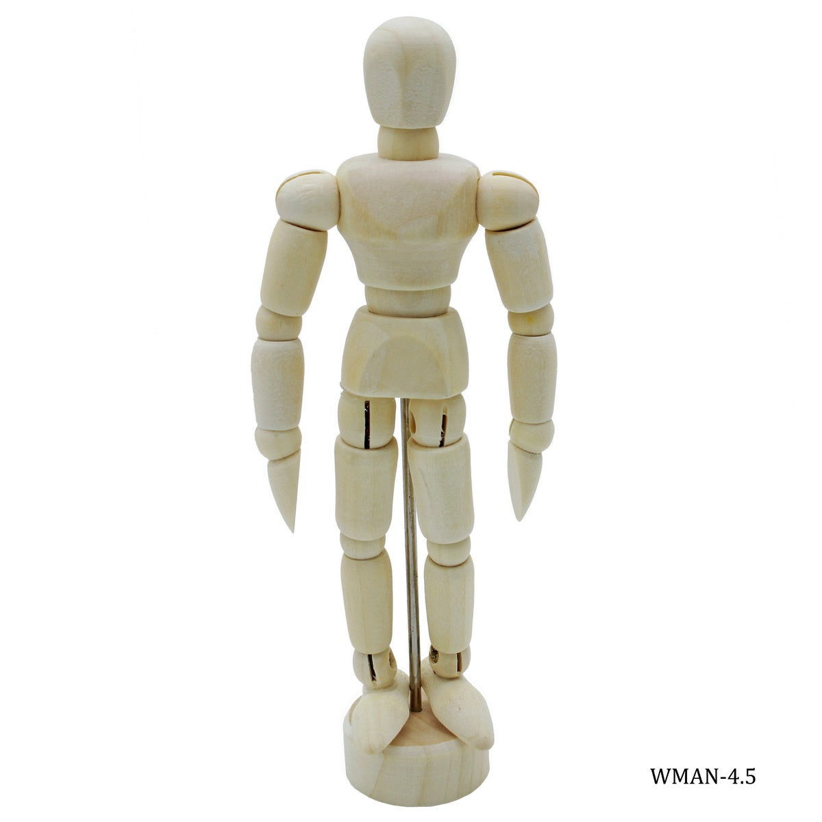 Wooden Manikin Male 11.4Cm Mini Small Wman-4.5