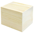 Wooden Pen Stand Plain Square Small Wpsp01