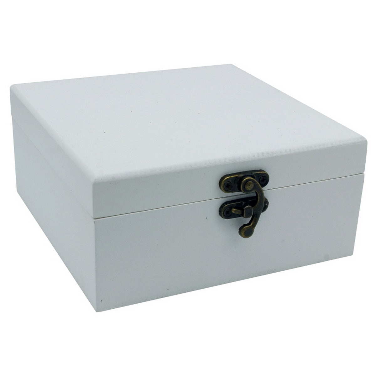 Wooden Empty Box 3Pcs White With Miror Xt2223