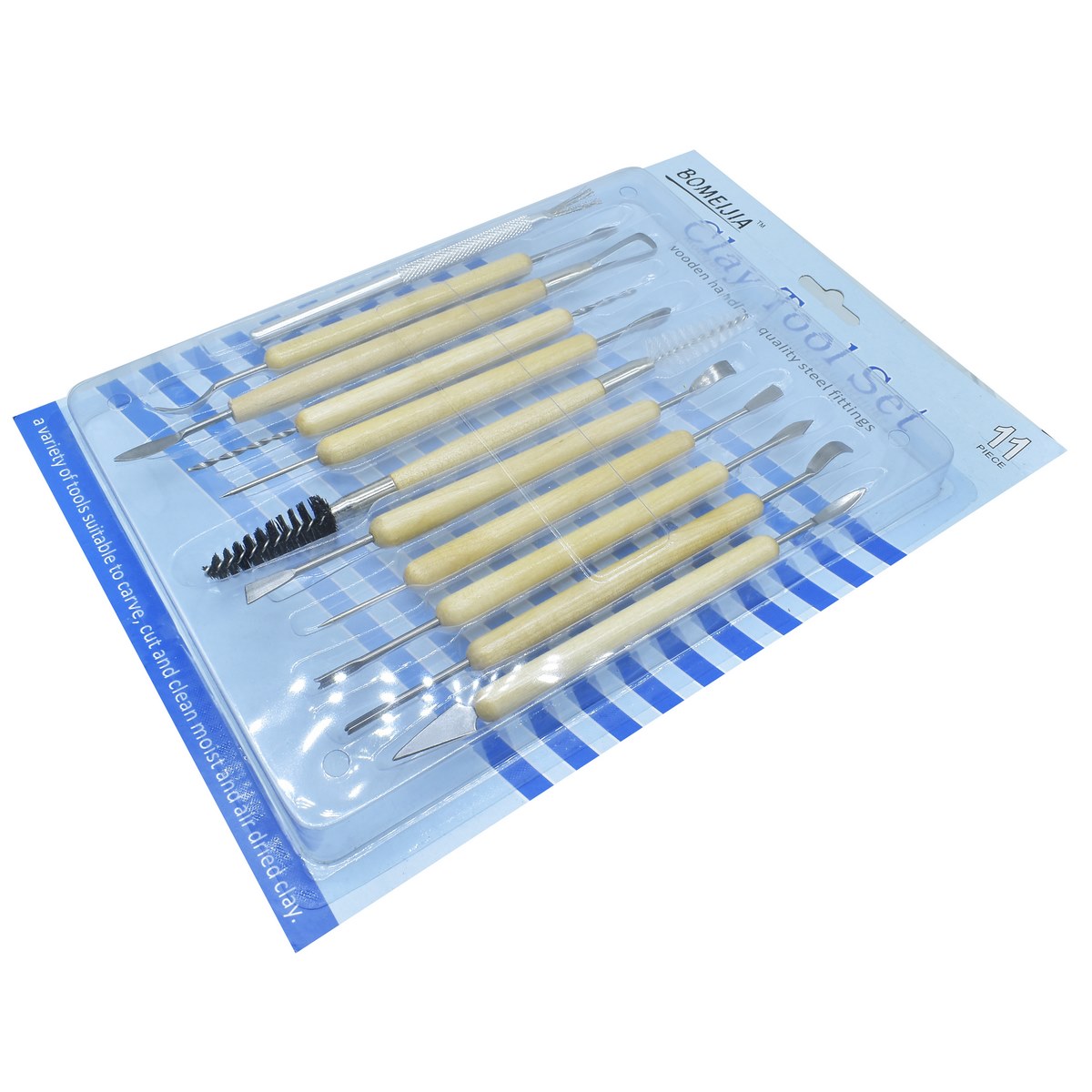 Craft Clay Tool Set 11Pcs Wooden Y-0001