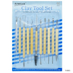 Craft Clay Tool Set 11Pcs Wooden Y-0001