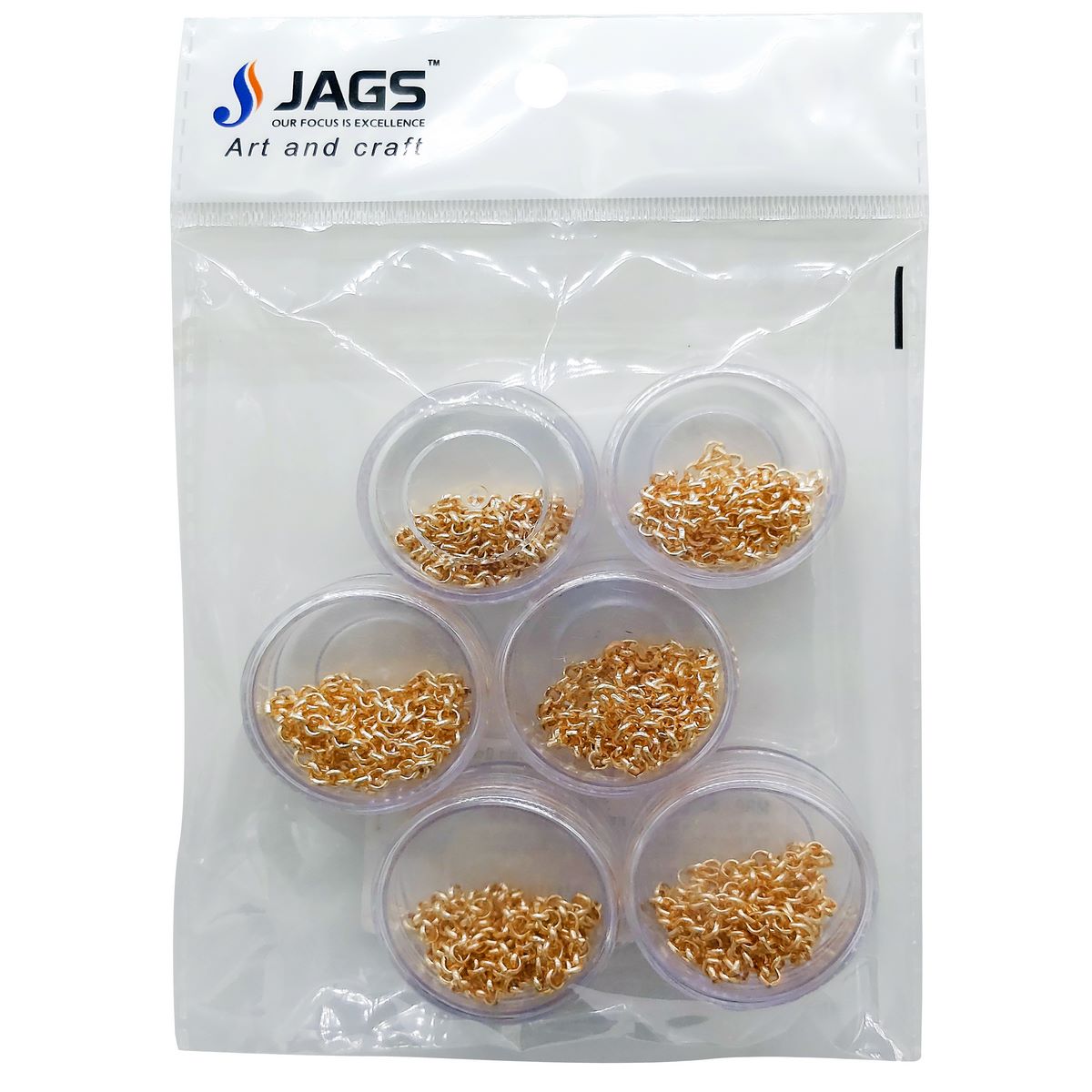 Imitation Jewellery Chain Gold 6 Pc Set Big Ijcg00