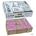 Craft Stamp Set Wonder Of World 6 Pcs Set Cssc03