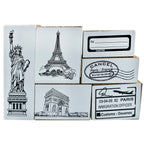 Craft Stamp Set Wonder Of World 6 Pcs Set Cssc03