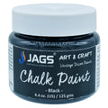 Jags Art Chalk Paint 4.4Oz 125Ml Black Jacp00