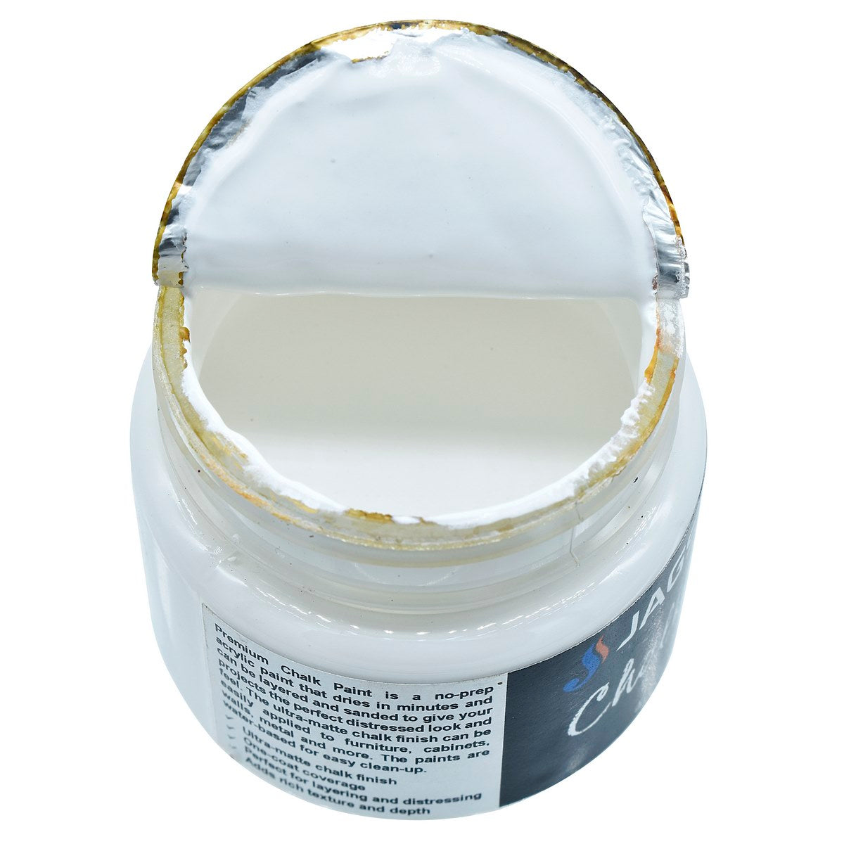 Jags Art Chalk Paint 4.4Oz 125Ml White Jacp11