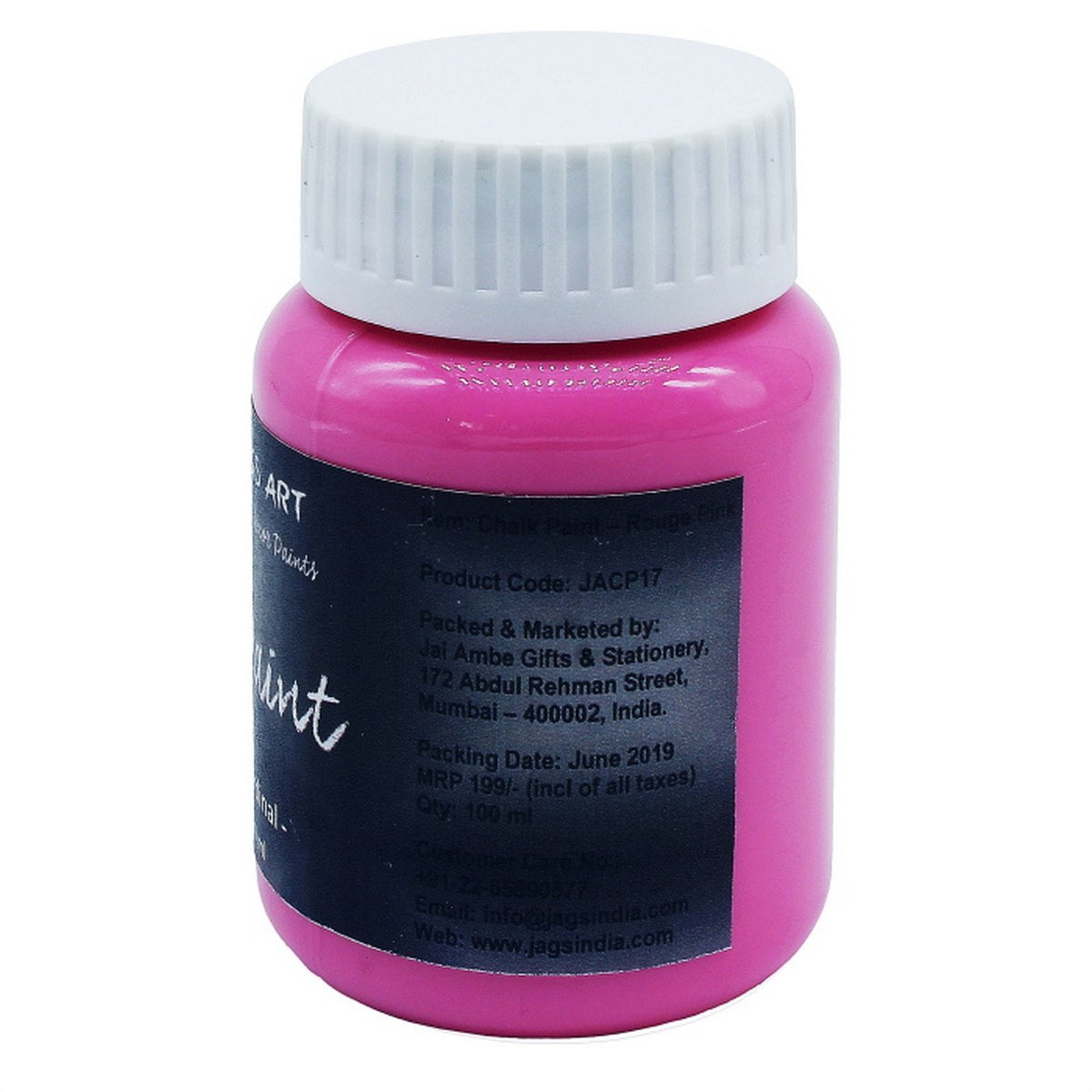 Jags Art Chalk Paint 4.4Oz 125ML Cardinal JACP17