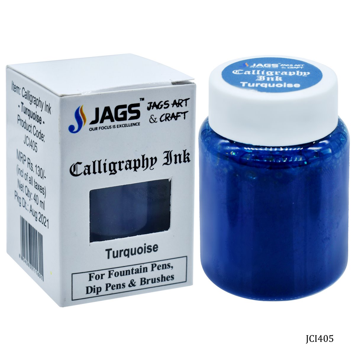 Jags Calligraphy Inks 40Ml Turquoise Jci405