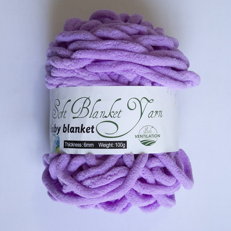 Baby Blanket Yarn Purple